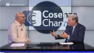 presso gli studi di Canale C a Cosenza